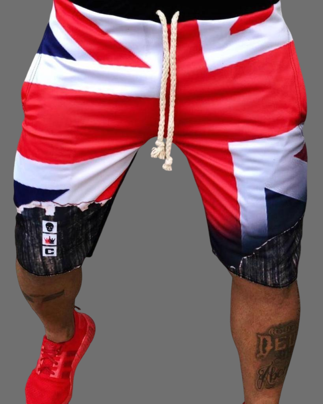 Bermuda Moletom England Red