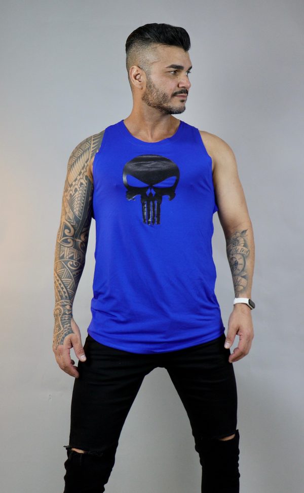 Regata Long Fit Azul Justiceiro