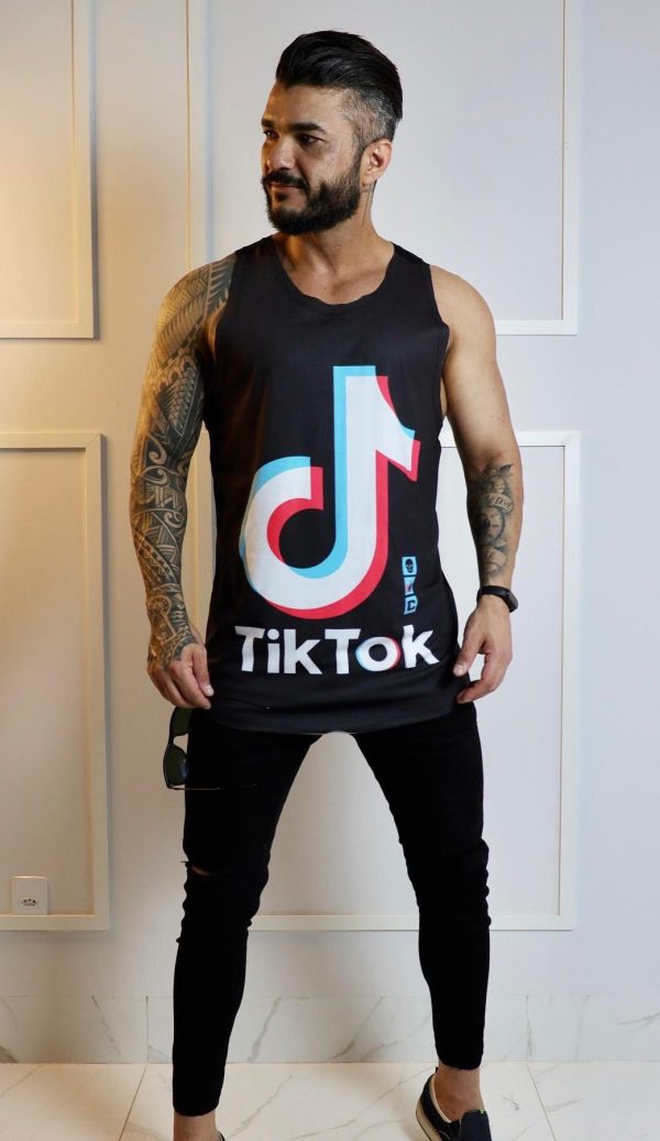 Regata Long Fit Tik Tok - Imagem 3