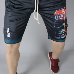 Bermuda Moletom Coca Cola Caveira