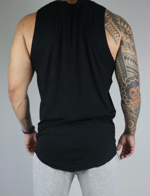 Regata Long Fit Black Caveira Americana - Imagem 3
